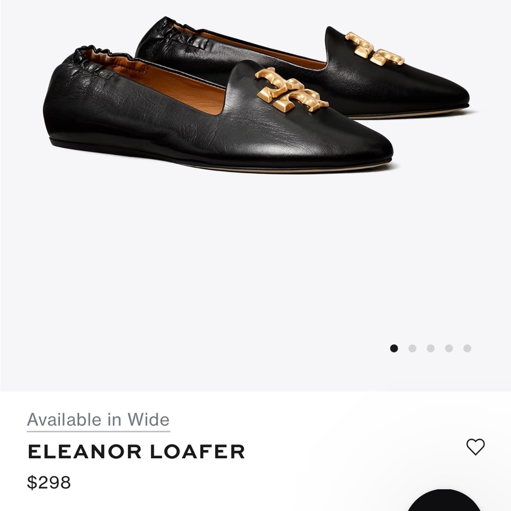 Tory Burch Black Flats